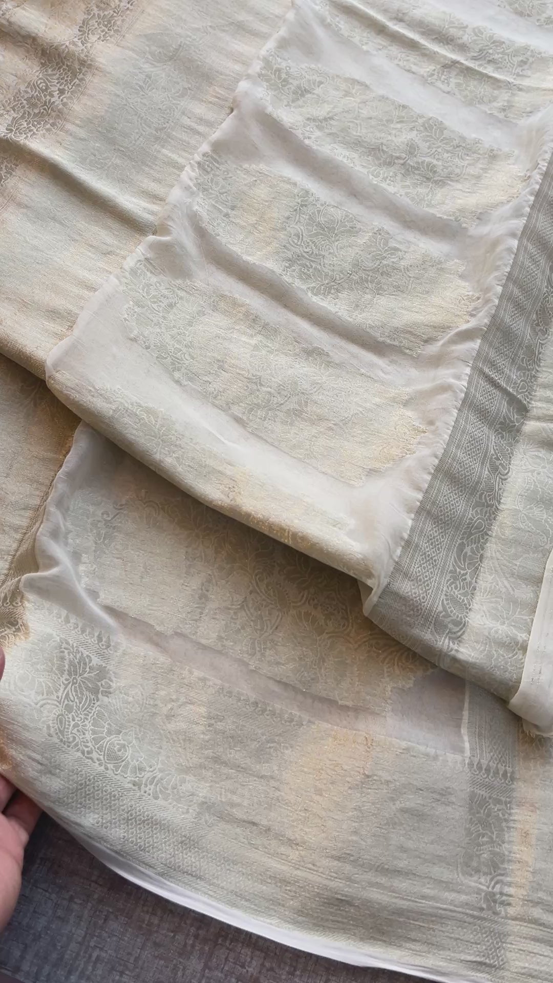 Pure Khaddi Georgette Saree