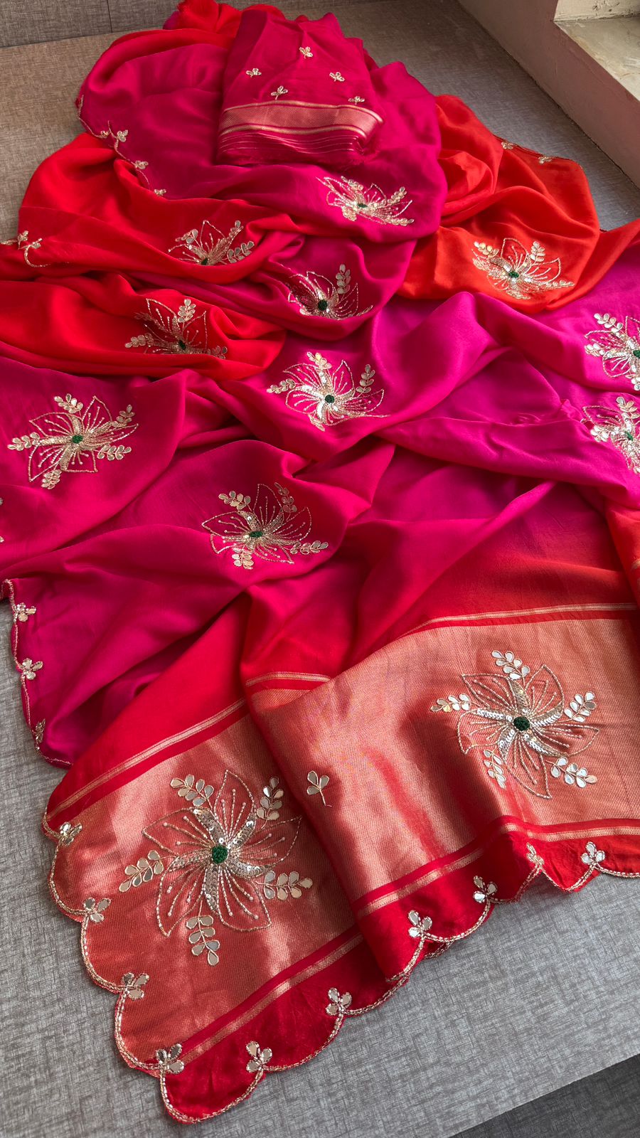 Pure munga silk Saree
