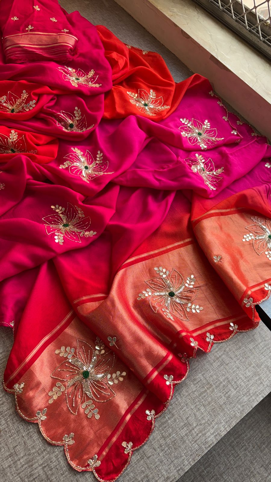 Pure munga silk Saree