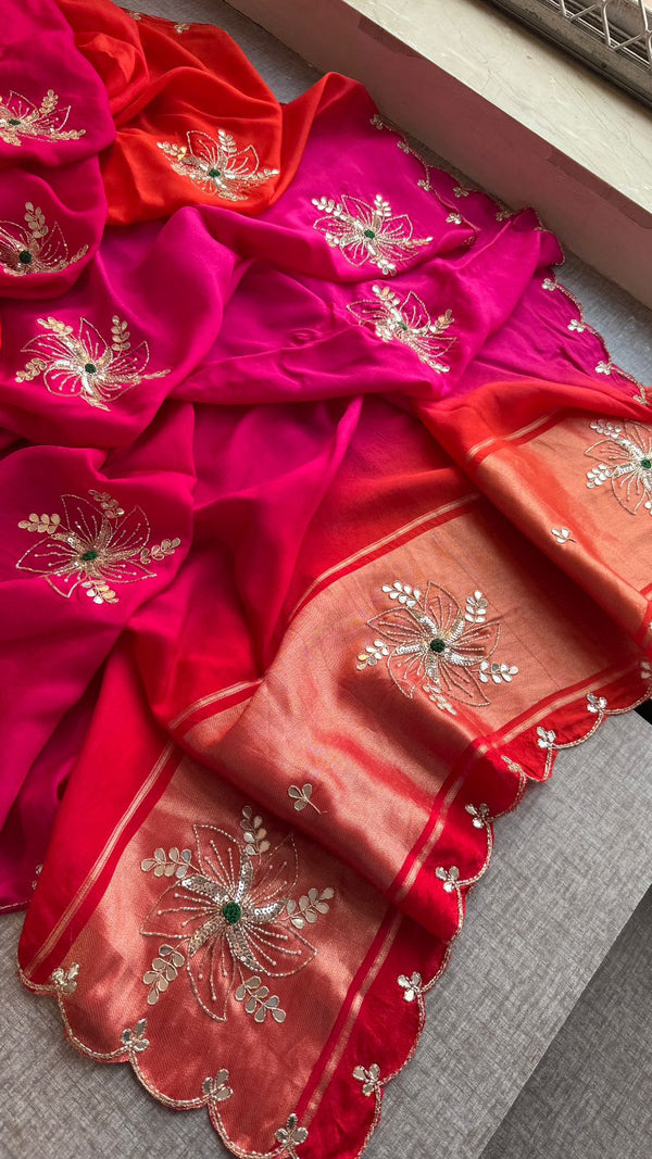 Pure munga silk Saree